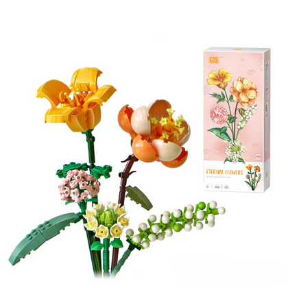 LOZ Eternal Flowers Series 1 Mini Building Block Bouquet 1658 - Sunlight