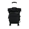 Pierre Cardin 21" Nylon Backpack with Detachable Trolley - Black
