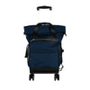 Pierre Cardin 21" Nylon Backpack with Detachable Trolley - Dark Blue