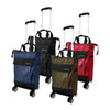 [Online Exclusive] Pierre Cardin 20" Soft Shopping Trolley Bag with Detachable Trolley & Removable Wheels (M:60248987) - Black, Dark Blue, Dark Khaki, Red