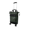[ONLINE EXCLUSIVE 7.7 SALE] Pierre Cardin 20" Soft Shopping Trolley Bag with Detachable Trolley & Removable Wheels (M:60248987) - Black, Dark Blue, Dark Khaki, Red