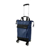 [ONLINE EXCLUSIVE 7.7 SALE] Pierre Cardin 20" Soft Shopping Trolley Bag with Detachable Trolley & Removable Wheels (M:60248987) - Black, Dark Blue, Dark Khaki, Red