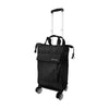 [ONLINE EXCLUSIVE 7.7 SALE] Pierre Cardin 20" Soft Shopping Trolley Bag with Detachable Trolley & Removable Wheels (M:60248987) - Black, Dark Blue, Dark Khaki, Red