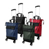 [ONLINE EXCLUSIVE 7.7 SALE] Pierre Cardin 20" Soft Shopping Trolley Bag with Detachable Trolley & Removable Wheels (M:60248987) - Black, Dark Blue, Dark Khaki, Red