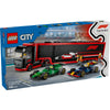 LEGO City: F1® Truck with RB20 & AMR24 F1® Cars (60445)