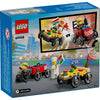 LEGO City: Pizza vs. Fire Truck Race Car Pack (60458)