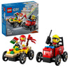 LEGO City: Pizza vs. Fire Truck Race Car Pack (60458)