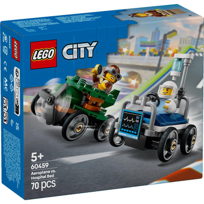 LEGO City: Airplane vs. Hospital Bed Race Car Pack (60459)