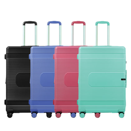 [ONLINE EXCLUSIVE] Pierre Cardin 606366 24” PET Material Double Wheels Expandable Trolley Case - Assorted Colour