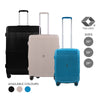 Pierre Cardin 25" 4 Double Wheel Expandable PETE-X® Luggage with Anti-Theft Zipper & TSA Lock - Black (60637625)