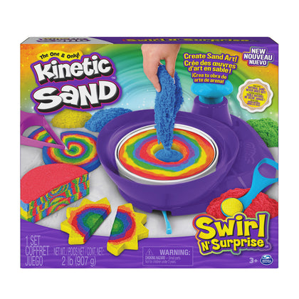 Kinetic Sand Swirl N Surprise Playset