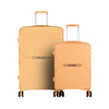 pierre cardin 20"+28" Polypropylene 4 Double Wheels Expandable Trolley Case - Almond (60812320+28 22-Almond)