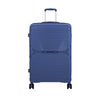 pierre cardin 20"+28" Polypropylene 4 Double Wheels Expandable Trolley Case - Dark Blue (60812320+28 22-Dark Blue)