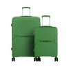 pierre cardin 20"+28" Polypropylene 4 Double Wheels Expandable Trolley Case - Green (60812320+28 22-Green)