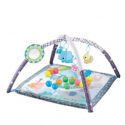 LUCKY BABY 2 in 1 Zoo Playgym with 20pcs Ocean Ball