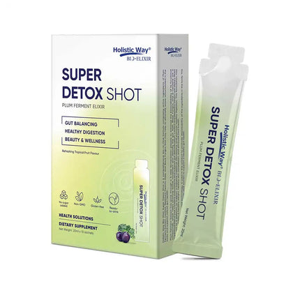 Holistic Way Super Detox Shot Plum Ferment Elixir 20ml x 10 Sachets