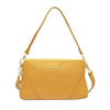 Sembonia Pebbled Leather Shoulder Bag - Yellow