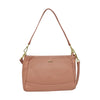 Sembonia Pebbled Leather Shoulder Bag - Pink