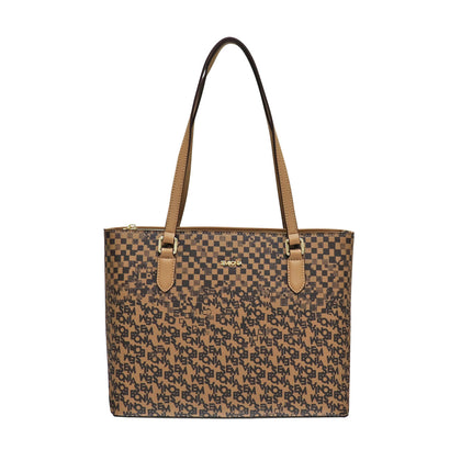 Sembonia Signature Monogram Shopper - Brown