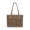 Sembonia Signature Monogram Shopper - Brown