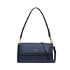 SEMBONIA Classic Structured Shoulder Bag - Navy