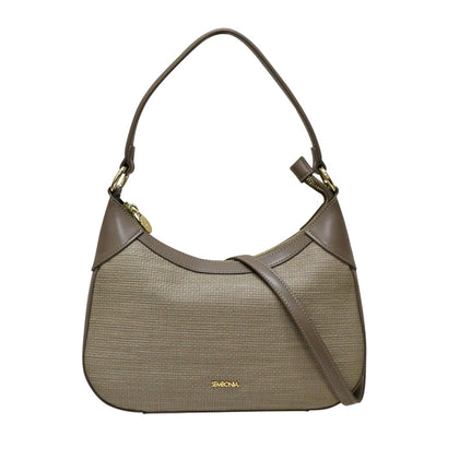 SEMBONIA Classic Structured Hobo - Light Brown