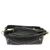 Sembonia Qulited Leather Shoulder Bag - Black