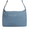 SEMBONIA Pebbled Leather Shoulder Bag - Light Blue