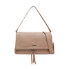 Sembonia Soft Grain Leather Bag with 2 Deatchable Shoulder Straps - Pink
