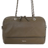 SEMBONIA Quilted Leather Boston - Khaki