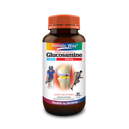 Holistic Way Glucosamine 1500mg + MSM 90 Capsules