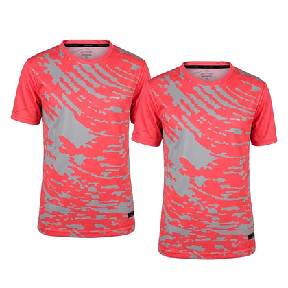 [Bundle of 2] Ashford Kids Sublimation Dry Fit Round Neck Tee - Orange