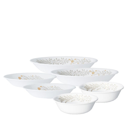 CORELLE 6pc Dinner Set - Silver Crown