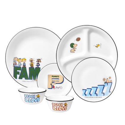 CORELLE 6-pc Dinner Set Peanuts 75 Limited Edition
