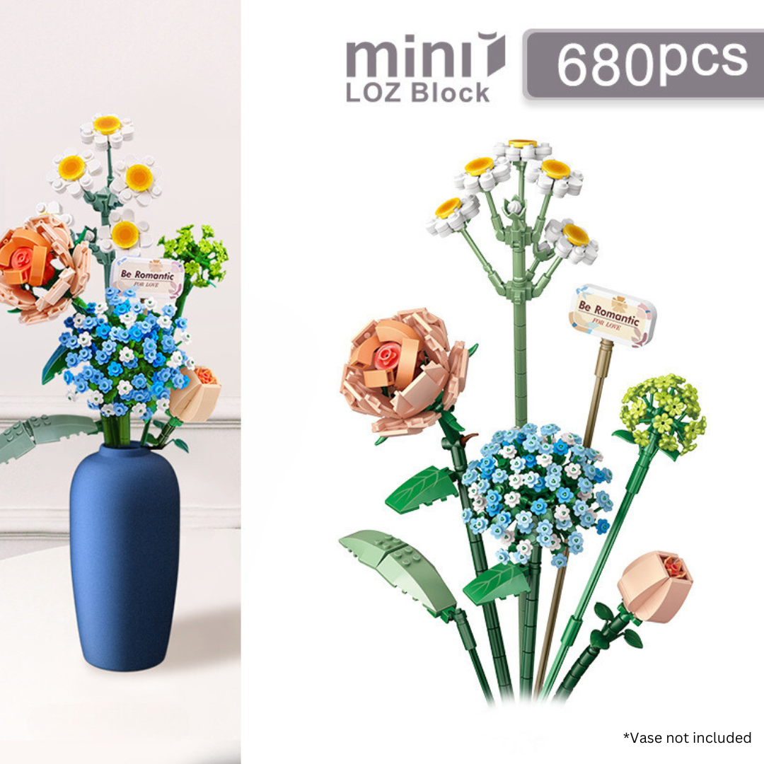 LOZ Eternal Flowers Series 2 Mini Building Block Bouquet 1671 - Brilliance