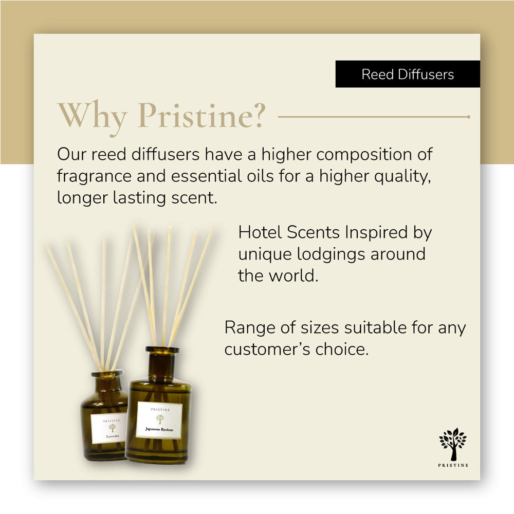 Pristine Hotel Scent Series Reed Diffuser Collection 50ml 180ml—mald