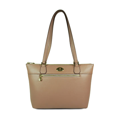 Valentino Rudy Structured Leather Shopper - Pink