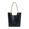 SARRER Leather Shopper Bag - Black