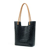 SARRER Leather Shopper Bag - Black