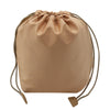 Sarrer Leather Shoulder Tote Bag with Inner Bag - Almond