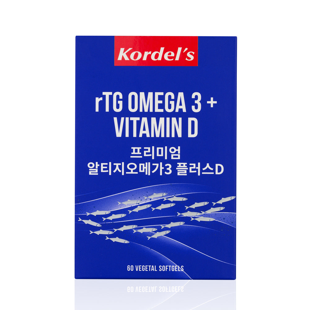 Kordel's rTG Omega 3 + Vitamin D 60 Vegetal Capsules