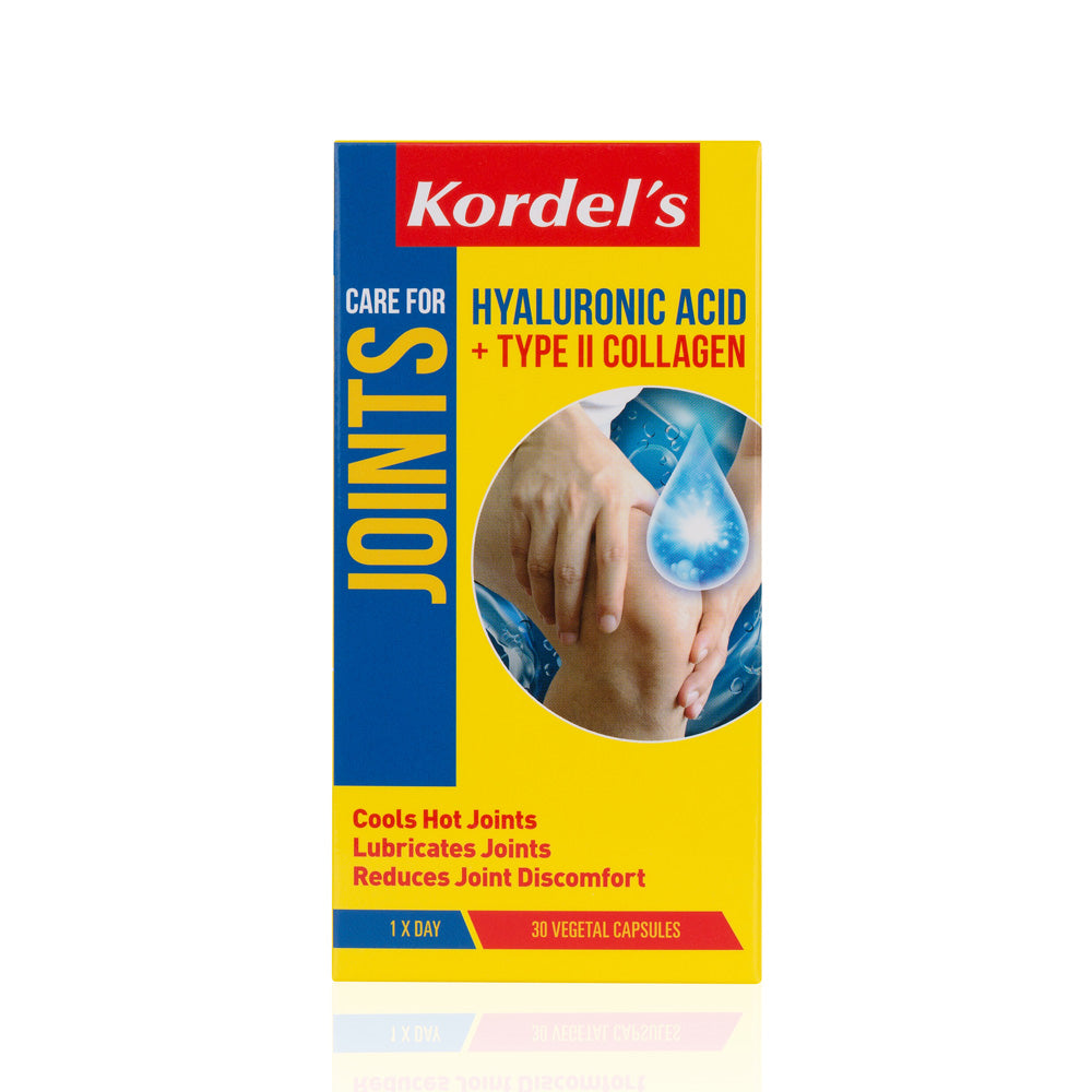 Kordel's Hyaluronic Acid + Type ll Collagen 30 Vegetal Capsules