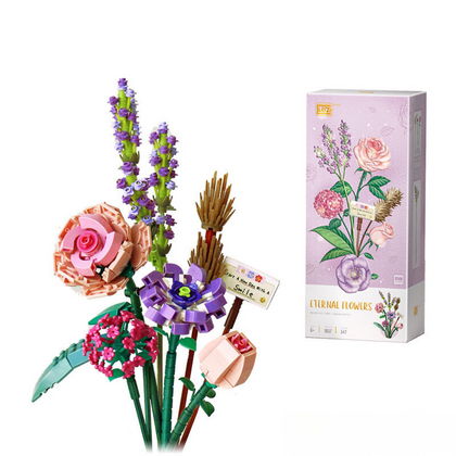 LOZ Eternal Flowers Series 1 Mini Building Block Bouquet 1657 - Romance