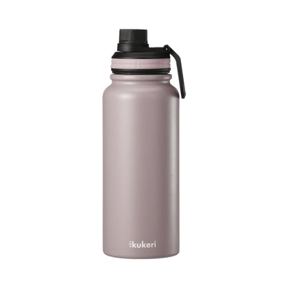 Kukeri 800ml Vacuum Sport Bottle - Light Grey