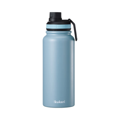 Kukeri 800ml Vacuum Sport Bottle - Stone Blue