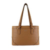 BONIA Embossed Calf Leather Shopper Bag - Choccy