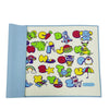 Lucky Baby  Air-Filled Rubber Cot Sheet (Printed L) - ABC / Blue