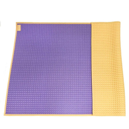 Lucky Baby Air-Filled Rubber Cot Sheet (Plain L) - Purple / Orange
