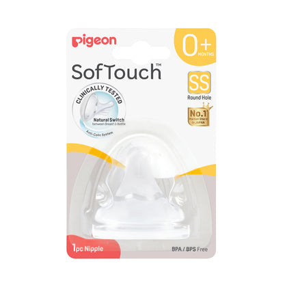 Pigeon Softouch Nipple 1-Pc SS