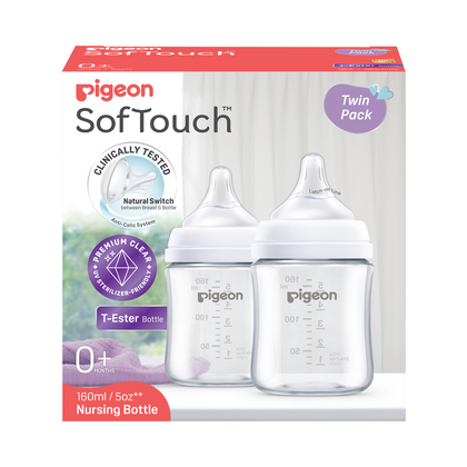 Pigeon Softouch Bpp Nursing Bottle T-Ester 160ML Twin Pack